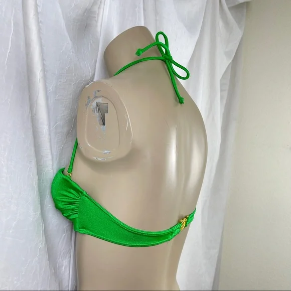🚫SOLD🚫 Victoria's Secret Emerald Green Very Sexy Line Halter Strapless Bikini - Picture 10 of 16